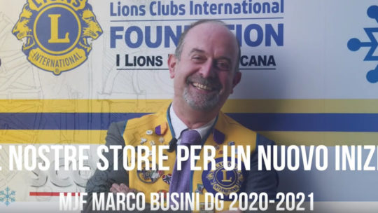 Le nostre storie per un nuovo inizio – Marco Busini DG 2020-2021