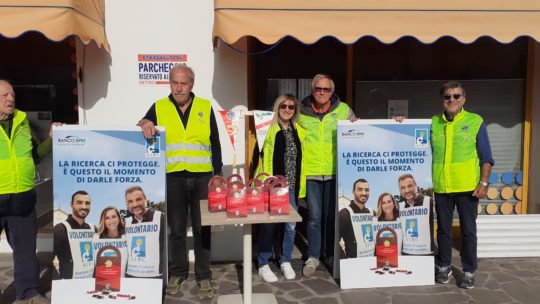 Cioccolatini della ricerca, i Lions elbani c’erano