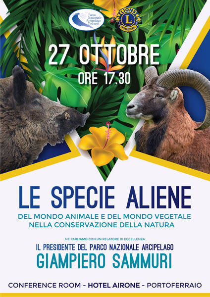 Conferenza dibattito “Le specie aliene del mondo animale e del mondo vegetale”